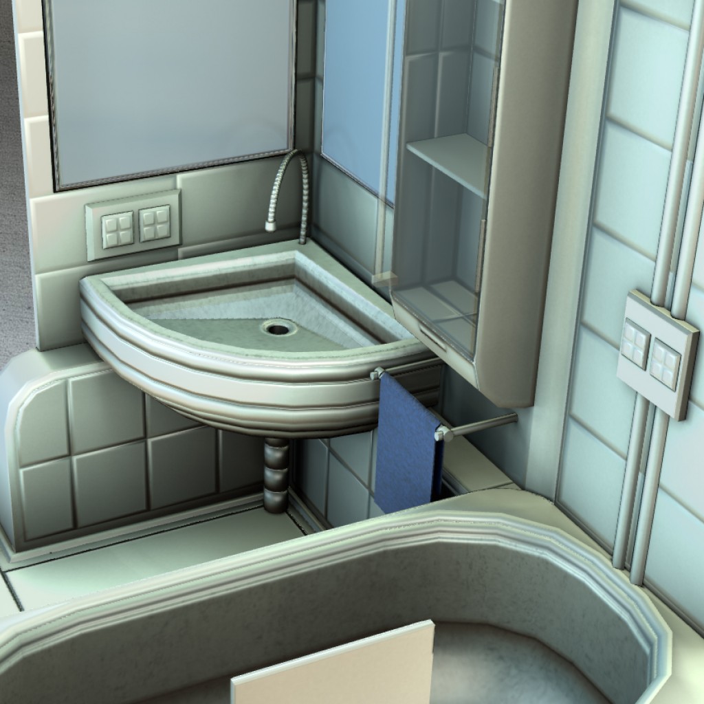 Compact bathroom module preview image 4
